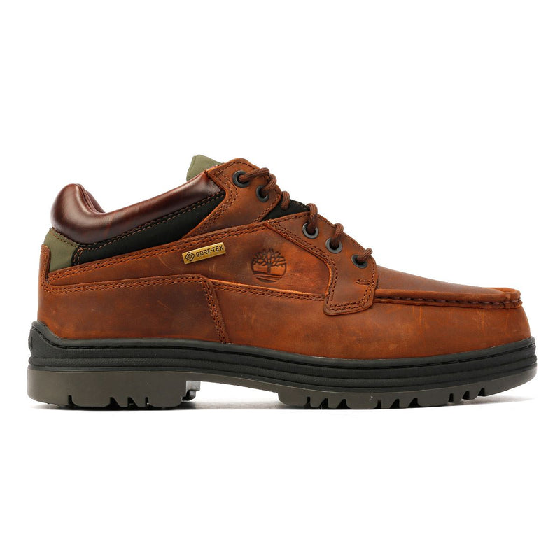 Timberland Heritage Low Lace Gore-Tex Stivali Da Uomo In Pelle Marrone.