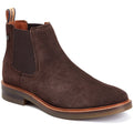 Base London Portland Stivali Da Uomo In Pelle Marrone Bruciata
