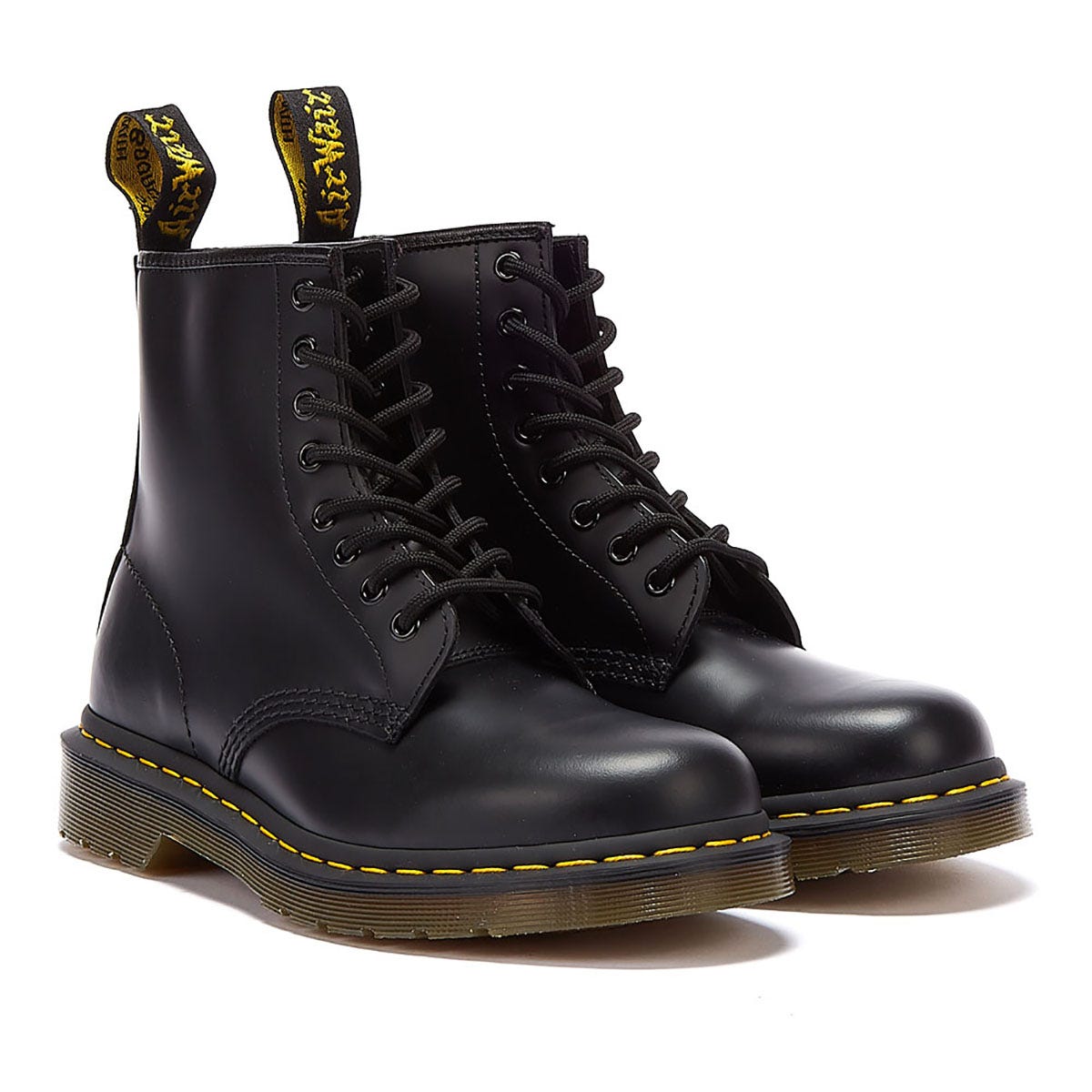 Dr. Martens 1460 Smooth Donna Stivali in pelle nera