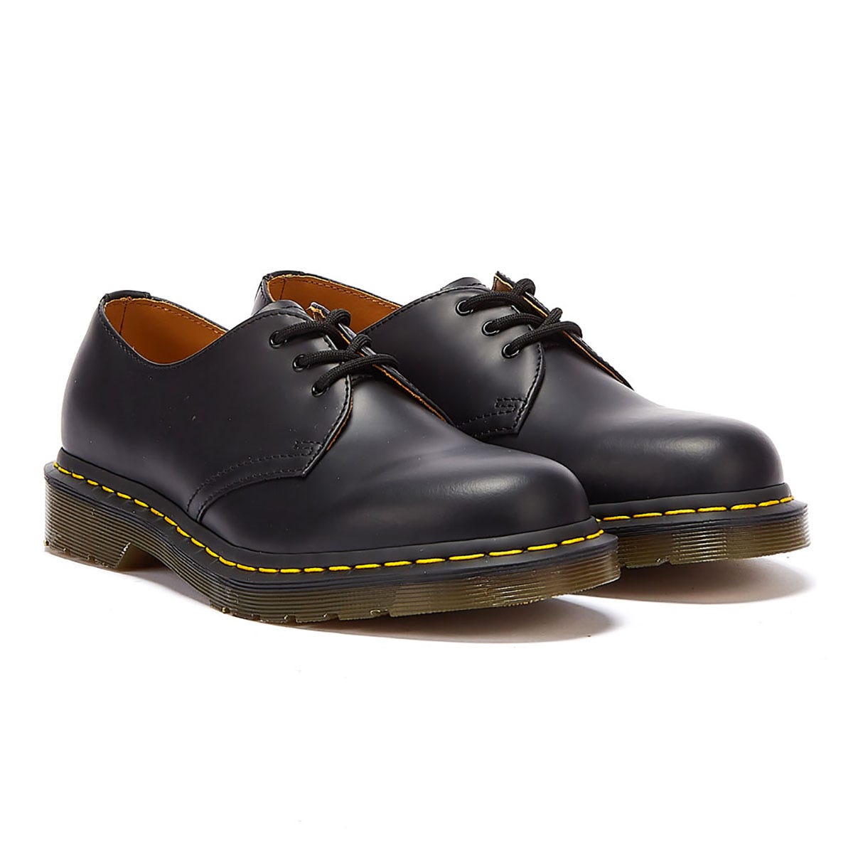 Dr. Martens Uomo Nero 1461 Scarpe in pelle liscia