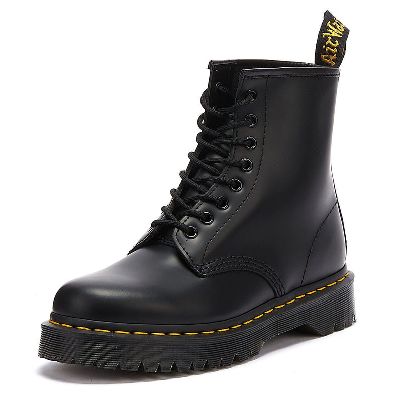 Dr. Martens 1460 Bex Pelle Liscia Donna Stivali Neri