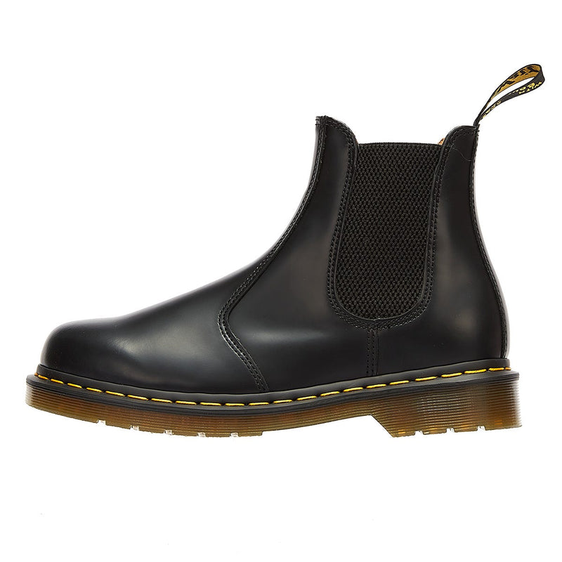 Dr. Martens 2976 Pelle Liscia YS Uomo Stivali Neri