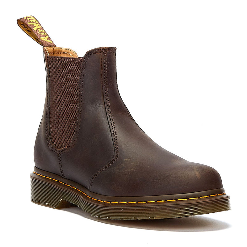 Dr. Martens 2976 YS Crazy Horse Uomo Stivali Marrone