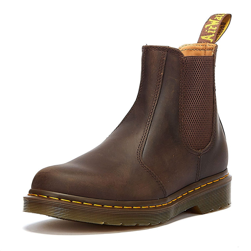 Dr. Martens 2976 YS Crazy Horse Uomo Stivali Marrone