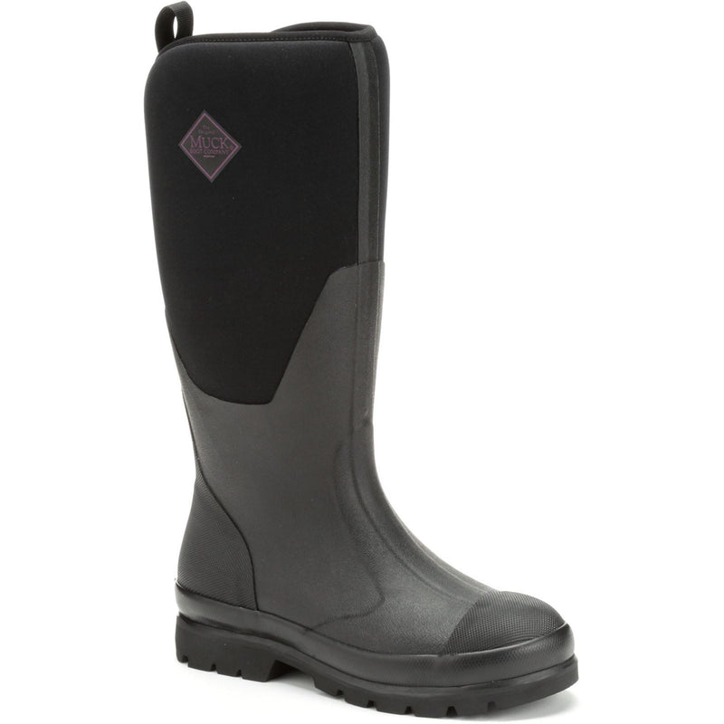 Muck Boots Chore Classic Tall Stivali In Gomma Nera Da Pioggia