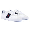 Ralph Lauren Vulc II Sneakers Bianche Da Uomo In Pelle