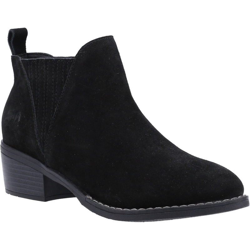 Hush Puppies Isobel Stivali Da Donna In Pelle Nera