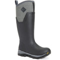 Muck Boots Arctic Ice Tall Stivali Da Pioggia Neri/Grigi Geometrici In Gomma