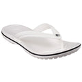 Crocs Crocband Flip Ciabatte Bianche In Gomma Croslite