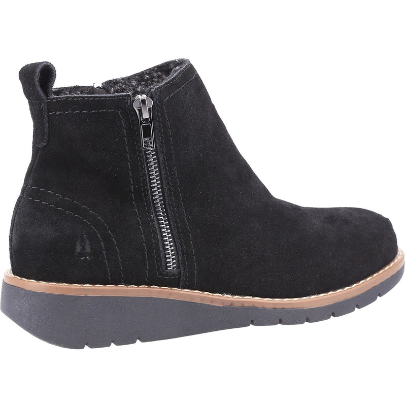 Hush Puppies Libby Stivali Da Donna In Pelle Scamosciata Neri