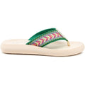 Rocket Dog Spotlight Madison Sandali Da Donna In Cotone Verde/Multicolore