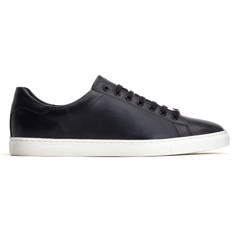 Base London Tucker Sneakers Da Uomo In Pelle Nera