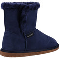 Hush Puppies Ashleigh Pantofole Da Donna In Ecopelliccia Blu Scuro