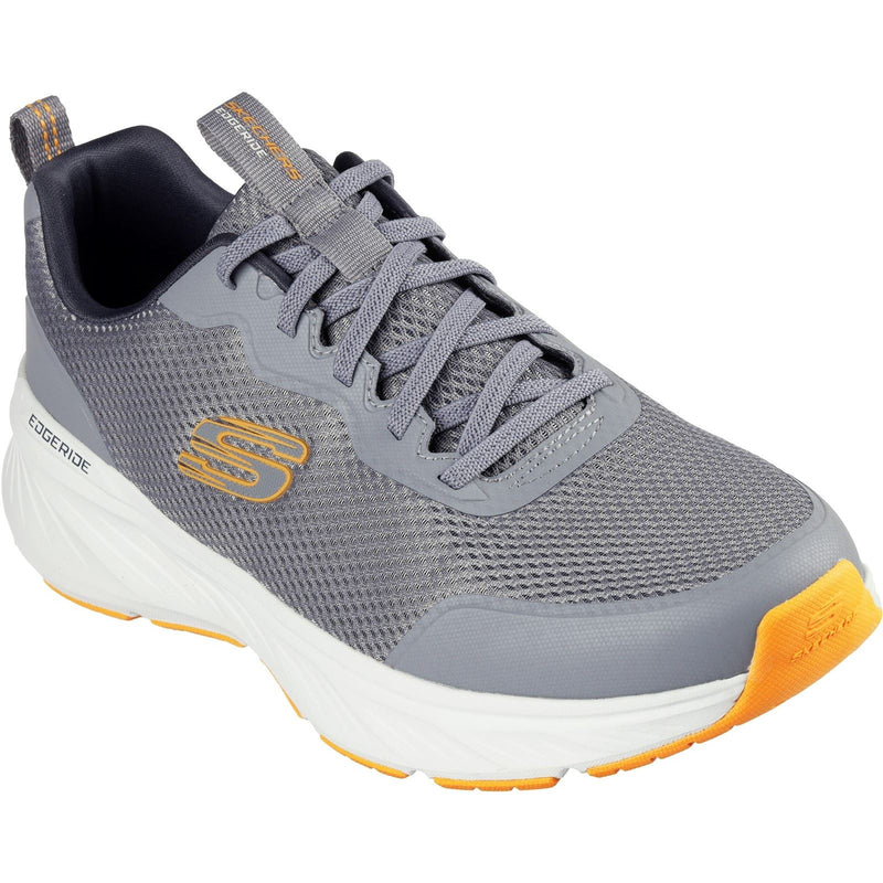 Skechers Edgeride Rekze Sneakers Grigi/Arancioni Da Uomo In Tessuto