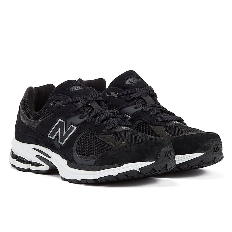 New Balance Sneakers Nere In Camoscio Del 2002