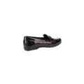 Geox Elidia Scarpe Mocassino Da Donna In Pelle Bovina Scuro Bordeaux.