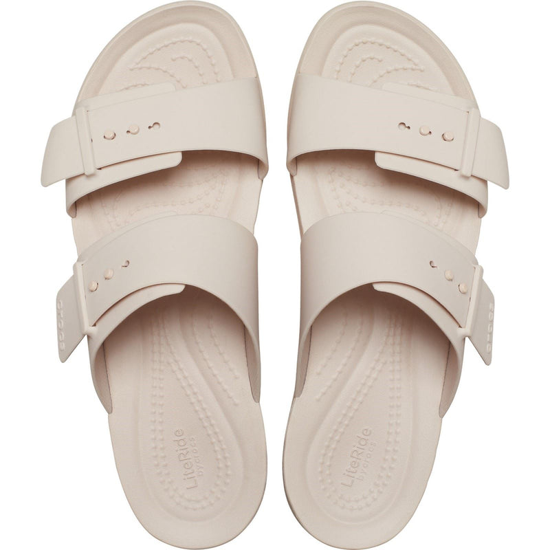 Crocs Brooklyn Buckle Sandali Da Donna In Quarzo