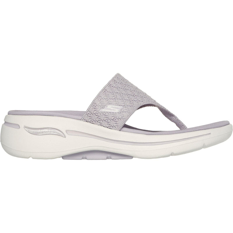 Skechers Go Walk Arch Fit Sandal Spellbound Sandali Viola In Poliestere Da Donna