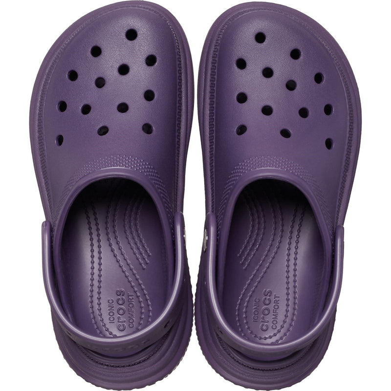 Crocs Stomp Clog Ciabatte Scure In Termoplastica Per Iris Scuro