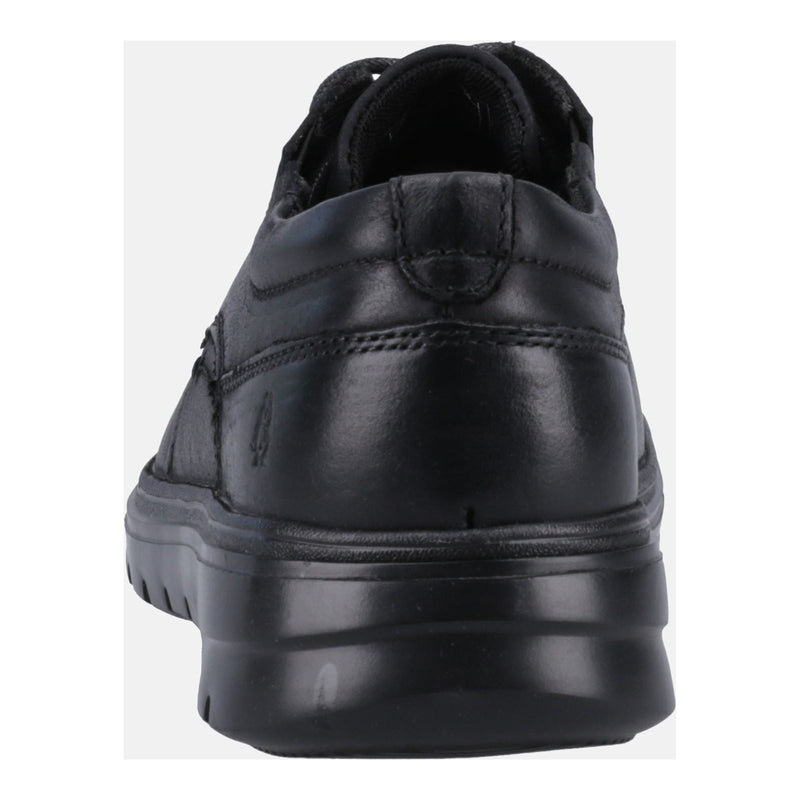 Hush Puppies Triton Scarpe Stringate In Pelle Da Uomo Nere