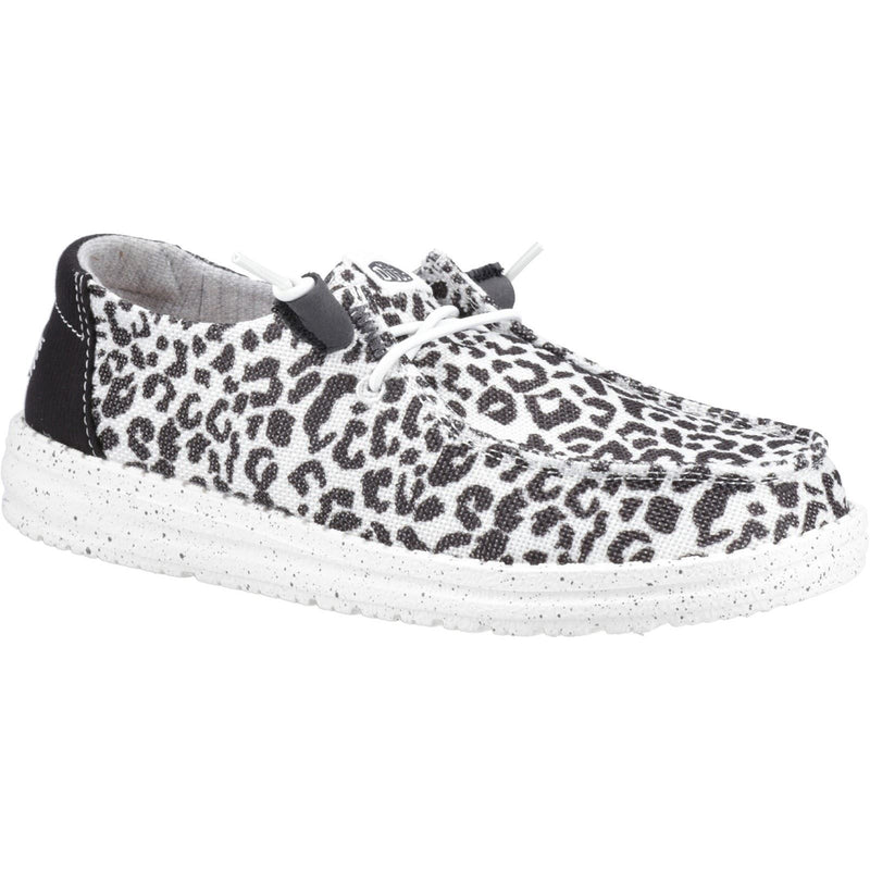 HEYDUDE Wendy Leopard Mocassini Neri/Grigi Da Donna