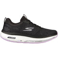 Skechers Go Walk Workout Walker Outpace Sneakers Nere/Lavanda Da Donna In Poliestere