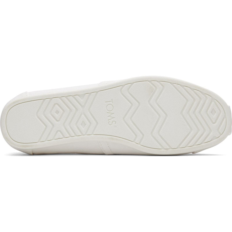 TOMS Alpargata Espadrillas Bianche Da Uomo Al 100% In Cotone