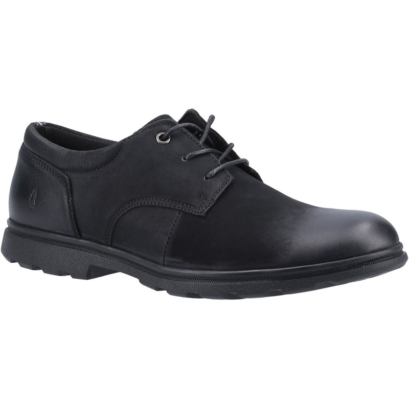 Hush Puppies Trevor Scarpe Stringate In Pelle Da Uomo Nere