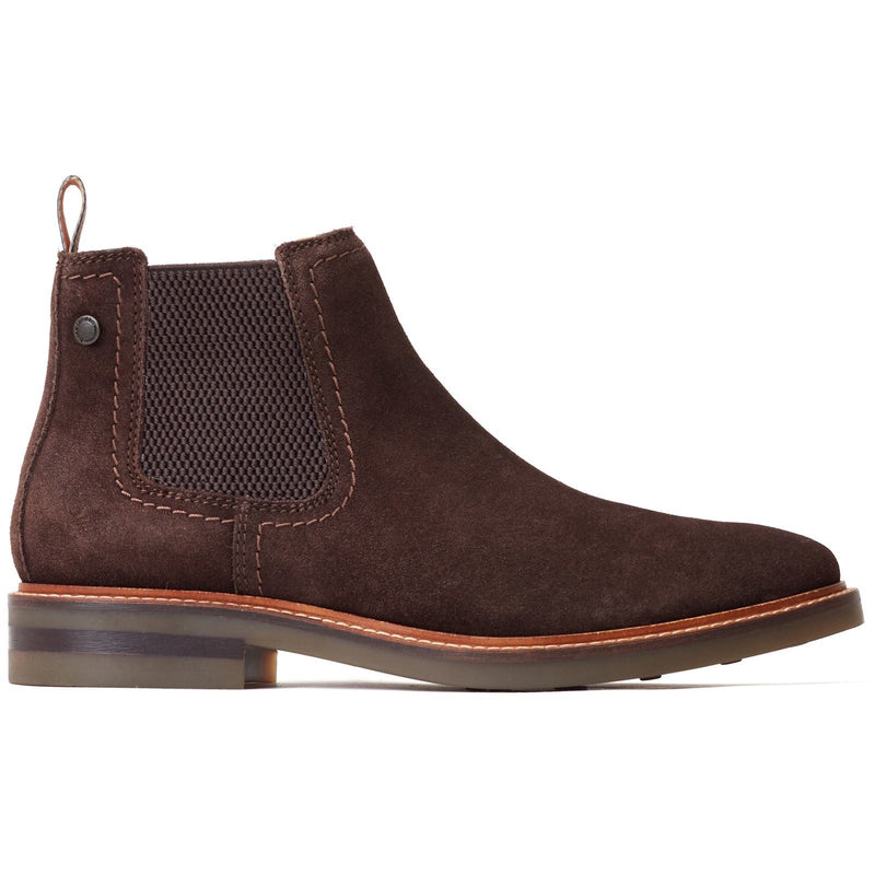 Base London Portland Stivali Da Uomo In Pelle Marrone Bruciata