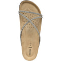 Geox D BRIONIA R Sandali Da Donna In Sintetico Nero/Argento
