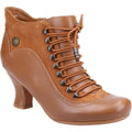 Hush Puppies Vivianna Stivali In Pelle Da Donna Color Cammello.