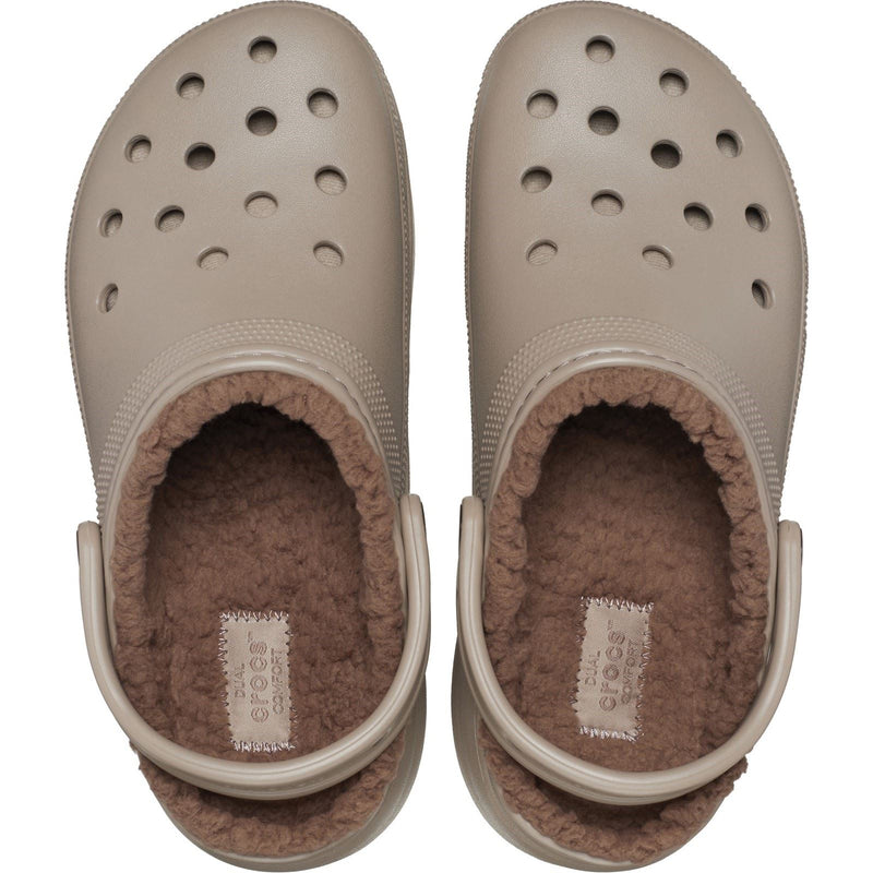 Crocs Classic Platform Lined Ciabatte In Termoplastica Da Donna Con Motivo A Fungo