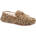 Hush Puppies Allie Pantofole Da Donna In Camoscio Con Stampa Leopardata