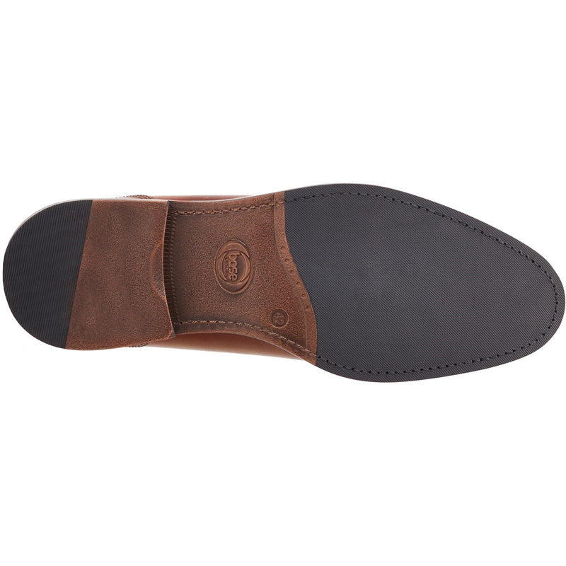 Base London Magnus Scarpe Oxford Marrone Bruciate Da Uomo In Pelle