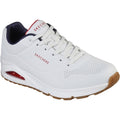 Skechers Uno Stand On Air Sneakers Sintetiche Da Uomo Bianche/Navy/Rosse