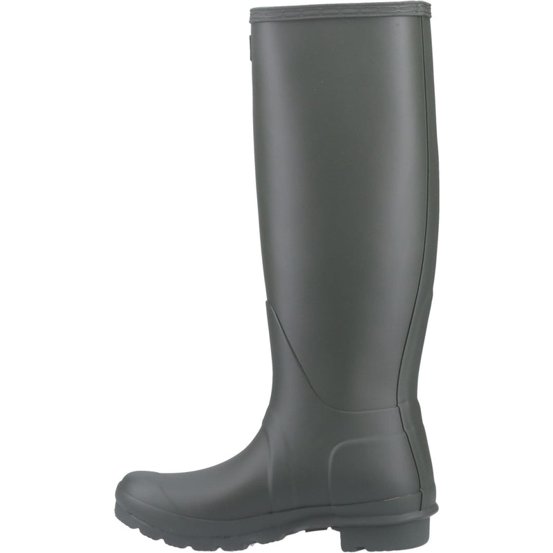 Hunter Original Tall Stivali Di Gomma Da Donna Color Verde Oliva Scuro