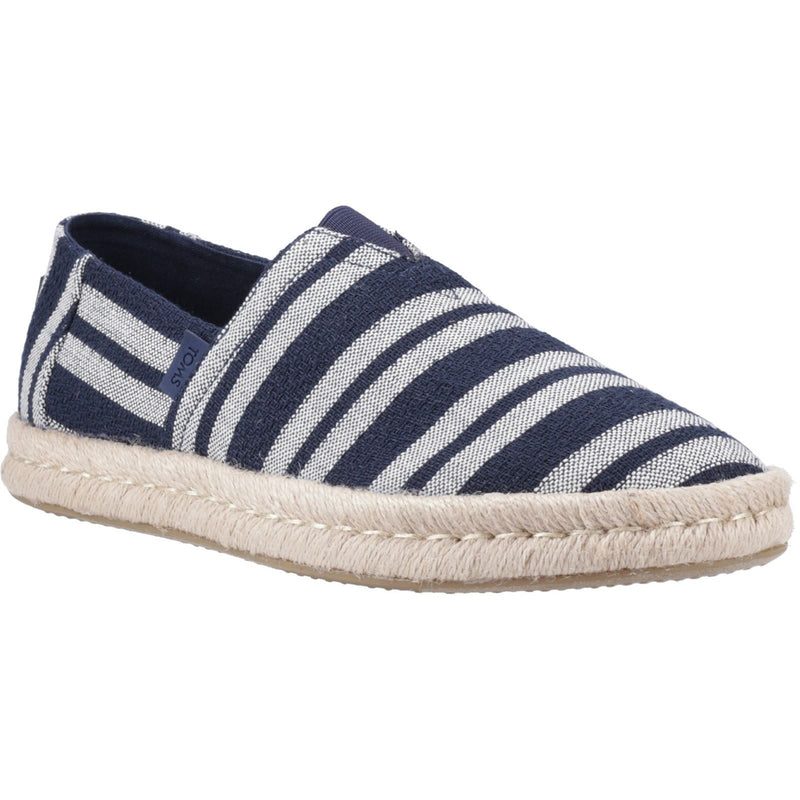 TOMS Alpargata Rope 2.0 Espadrillas Uomo In Tessuto Blu Scuro