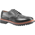 Cotswold Quenington Commando Scarpe Stringate In Pelle Da Uomo Nere