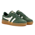 Gola Grandslam Sneakers Verdi In Camoscio Da Donna