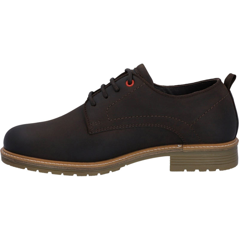 Hunter Jura Scarpe Stringate Da Uomo In Pelle Marrone.