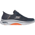 Skechers Arch Fit 2.0 Simplicity 2 Sneakers Da Uomo In Tessuto Grigio/Arancione