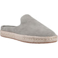 TOMS Santiago Mule Pantofole Grigie In Pelle Da Uomo Con Vetiver