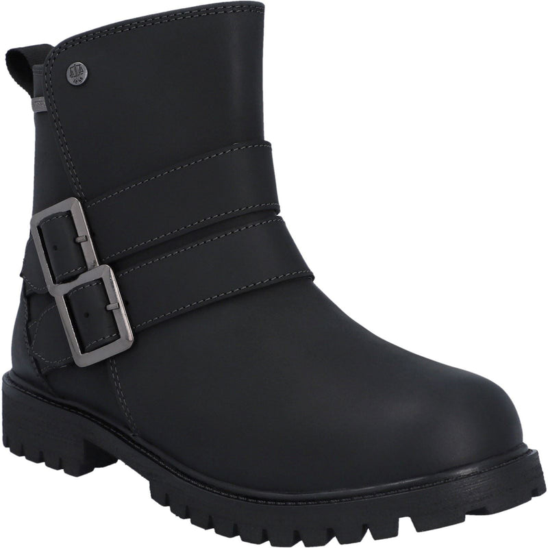 Hunter Ness Stivali Da Donna In Pelle Nera