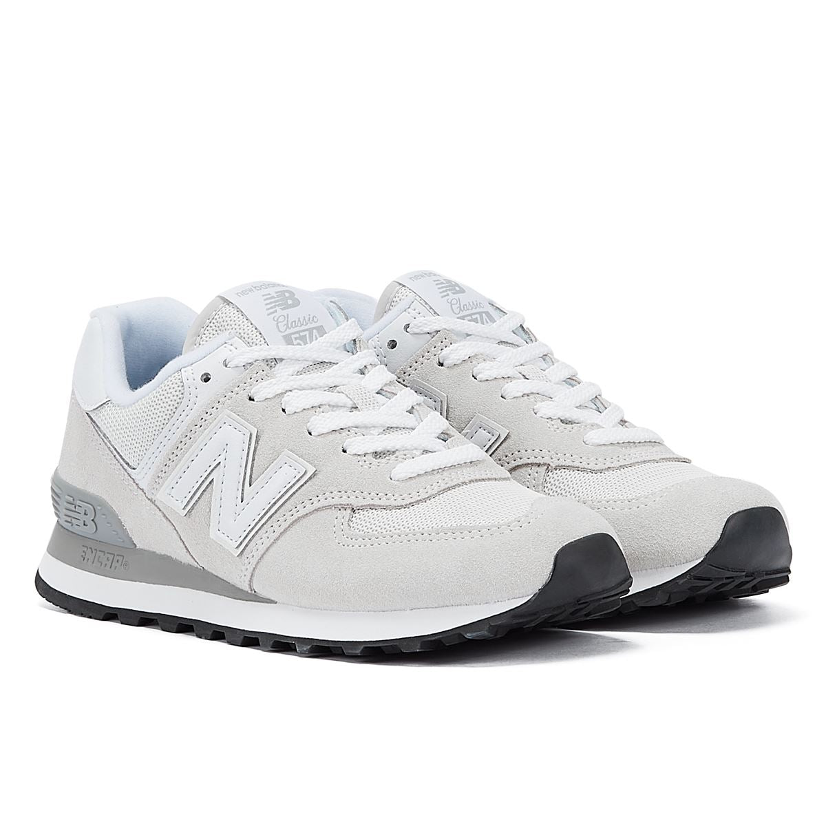 New Balance 574 Scarpe Da Ginnastica Da Donna Color Grigio Chiaro Nimb Tower London.IT