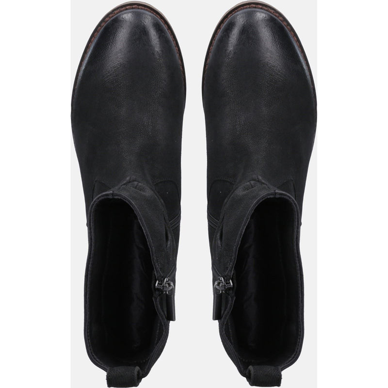 Hush Puppies Emilia Stivali Da Donna In Pelle Nera