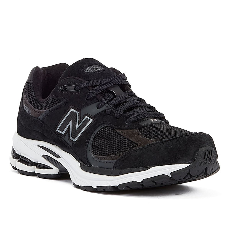 New Balance Sneakers Nere In Camoscio Del 2002