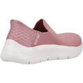 Skechers Go Walk Flex Sunset View Sneakers Da Donna In Poliestere Color Rosa