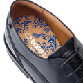 Base London Magnus Scarpe Oxford Nere In Pelle Da Uomo