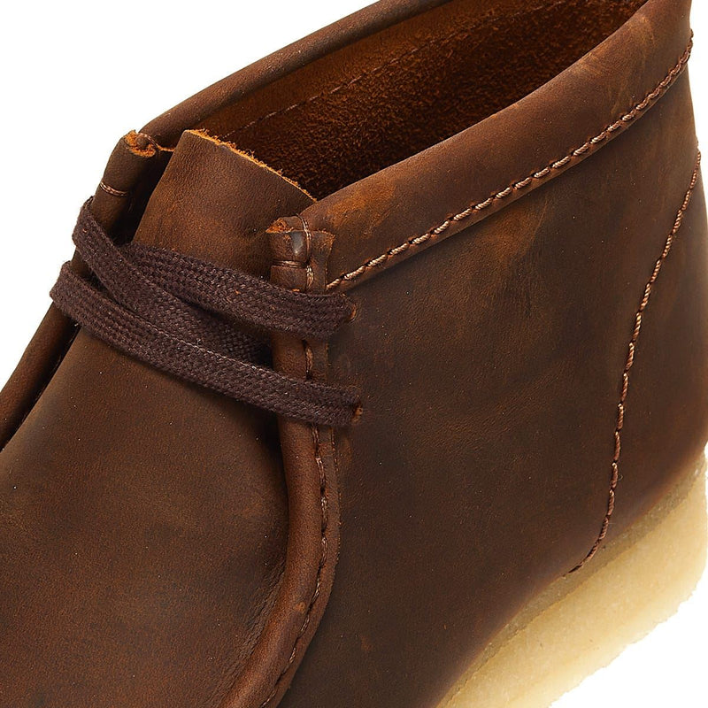 Clarks Originals Wallabee Beeswax Uomo Stivali Marrone