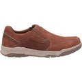 Hush Puppies Fletcher Mocassini Da Uomo In Pelle Color Cuoio.